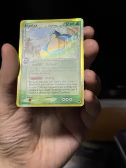Pokemon TCG Snorlax Dragon Frontiers Holo Rare Card 10/101 - Image 2
