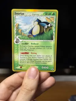 Pokemon TCG Snorlax Dragon Frontiers Holo Rare Card 10/101 - Image 5