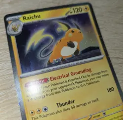 FART WHOLE SWIRL 🌀💫NM Raichu 026/165 Sam’s Club Holo Promo Cosmos Pokemon Card - Image 2