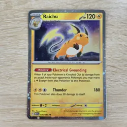 FART WHOLE SWIRL 🌀💫NM Raichu 026/165 Sam’s Club Holo Promo Cosmos Pokemon Card - Image 3