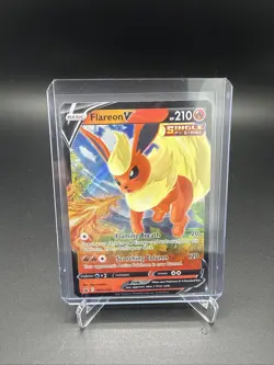 Pokemon TCG Flareon V Full Art Sword & Shield Promo Card 149 SWSH149 M/NM - Image 1