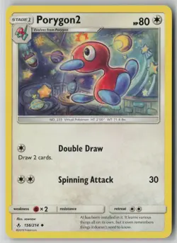 Porygon2 156/214 Pokemon Unbroken Bonds Uncommon Near Mint Card (NM) 1 - Image 1