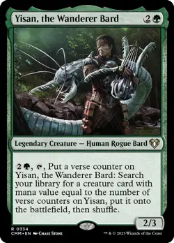 MTG Yisan, the Wanderer Bard (334/1173) Commander Masters NM - Image 1