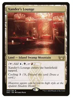 NM Xander's Lounge, MTG, Streets of New Capenna, Magic the Gathering, 260 - Image 1
