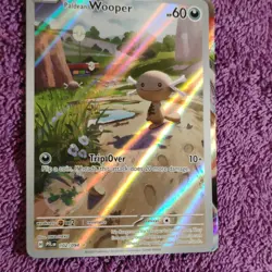 Pokemon Paldean Wooper 102/094 Phantasmal Flames Holo 60 HP - Image 2
