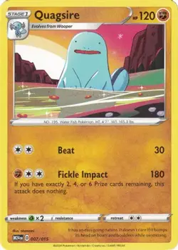 Quagsire 007/015 Promo McDonald's Promos 2024 Pokemon Near Mint - Image 1