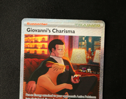 Pokemon Card TCG - Giovanni's Charisma 204/165 - S&V 151 - SIR - NM ⭐ - Image 2