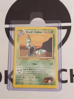 Brock's Golbat 39/132 Gym Heroes Set Pokemon Karte TCG Pokemon Rockos - Image 1