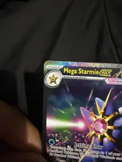 Pokemon TCG Mega Starmie EX 118/088 Perfect Order Black Star Mint Condition - Image 3