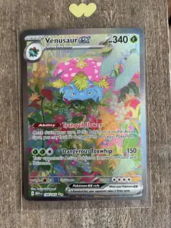 Pokemon TCG Venusaur EX Scarlet & Violet 151 - Image 1