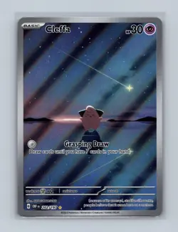 Cleffa 202/197 Illustration Rare Obsidian Flames Pokemon Holo Near Mint - Image 1