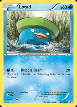 Pokemon Lotad (29/139) Plasma Storm LP - Image 1