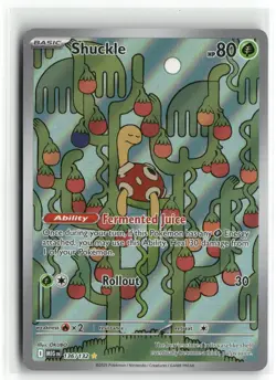 Pokemon Shuckle 136/132 Illustration Rare 2025 ME01: Mega Evolution - Image 1