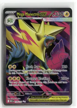 Pokemon Mega Manectric ex 158/132 Ultra Rare 2025 ME01: Mega Evolution - Image 1