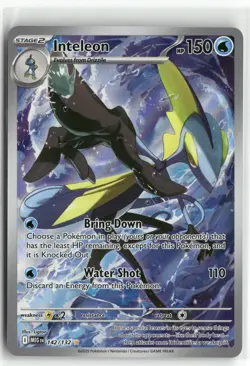 Pokemon Inteleon 142/132 Illustration Rare 2025 ME01: Mega Evolution - Image 1