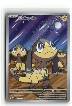 Pokemon Helioptile 143/132 Illustration Rare 2025 ME01: Mega Evolution - Image 1