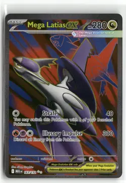 Pokemon Mega Latias ex 163/132 Ultra Rare 2025 ME01: Mega Evolution - Image 1
