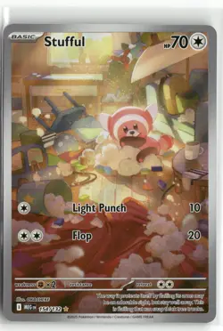 Pokemon Stufful 154/132 Illustration Rare 2025 ME01: Mega Evolution - Image 1