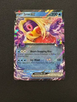 Pokemon TCG Jynx ex 124/165 Sv: Scarlet & Violet 151 Double Rare Near Mint - Image 1
