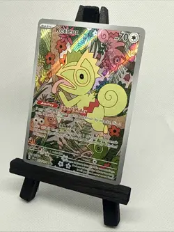 Pokemon Kecleon 213/191 Illustration Rare Full Art Holo Sv08: Surging Sparks EN - Image 2