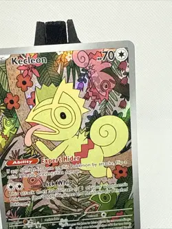 Pokemon Kecleon 213/191 Illustration Rare Full Art Holo Sv08: Surging Sparks EN - Image 5