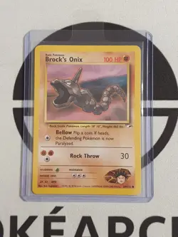 Brock's Onix 69/132 Gym Heroes Set Pokemon Karte TCG Pokemon Rockos - Image 1