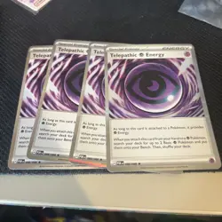 4 x Playable set Telepathic Energy 088/088 - Perfect Order Pokemon TCG - Image 1