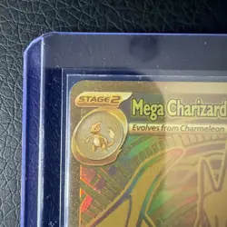 Mega Charizard Y EX 294/217 Gold Hyper Rare, Ascended Heroes, Pokemon TCG (NM) - Image 3