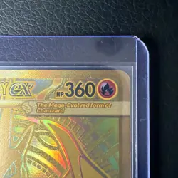 Mega Charizard Y EX 294/217 Gold Hyper Rare, Ascended Heroes, Pokemon TCG (NM) - Image 4
