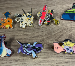 Pokemon Collector Enamel Pin Lot x8 - Charizard - Snorlax & Lapras - Necrozma - Image 3