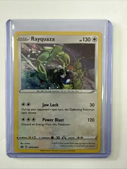 Pokemon TCG - Rayquaza - S&S Black Star Promo - SWSH029 - Holo - Mint - Image 1