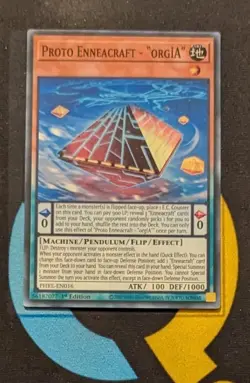 PHRE-EN016 Proto Enneacraft - ''orgIA'' x3 Super Rare 1st Edition YuGiOh Playset - Image 2