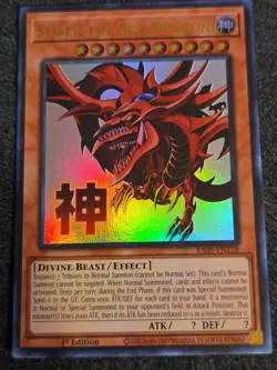 YuGiOh Slifer the Sky Dragon RA05-EN128 STAMPED ART Rarity Collection 5 - Image 1