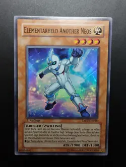 YUGIOH 2007 | ELEMENTAL HERO NEOS ALIUS | TAEV-DE018 | 1ST EDT | GERMAN | EX-NM - Image 4