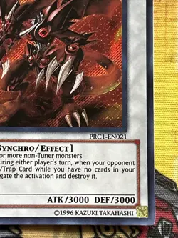 Void Ogre Dragon PRC1-EN021 Secret Rare 1st Edition LP Yu-Gi-Oh - Image 4