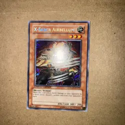 Yugioh X-Saber Airbellum HA01-EN011 Secret Rare LP - Image 1