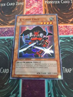 Yugioh X-Saber Uruz HA01-EN012 Super Rare Limited Near Mint - Image 1