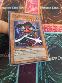 Yugioh X-Saber Uruz HA01-EN012 Super Rare Limited Near Mint - Image 2