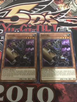 yugioh- 2x Gozuki OTS Pack 6 Common NM - Image 1