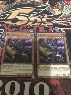 yugioh- 2x Gozuki OTS Pack 6 Common NM - Image 2