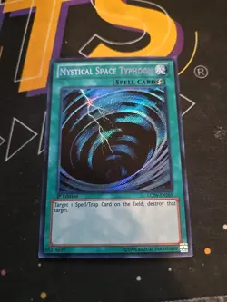 Yugioh Mystical Space Typhoon LCJW-EN285 Secret Rare 1st Ed NM - Image 1