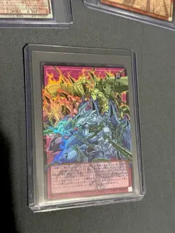 Red Dragon Archfiend's Chain LOCR-JP009 Yugioh Over-Frame Ultra Rare Limit Over - Image 5