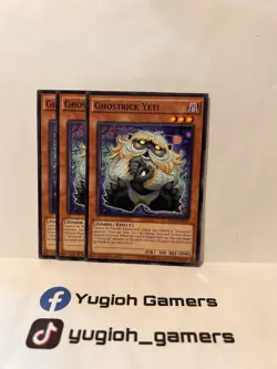 Yu-Gi-Oh Ghostrick Yeti MP14-EN239 1st Edition X3 Common Light Played - Image 1