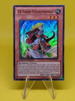 Yugioh - XX-Saber Fulhelmknight (XSPU-EN001) - Super Rare Limited - Image 1