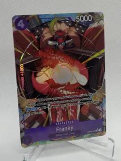One Piece TCG - OP09 Emperors In The New World- Franky (Parallel) OP09-072 EN - Image 1