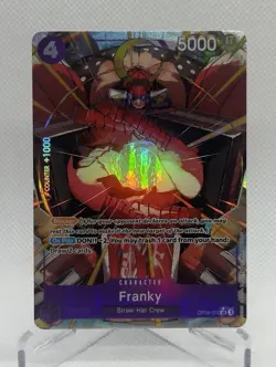 One Piece TCG - OP09 Emperors In The New World- Franky (Parallel) OP09-072 EN - Image 2