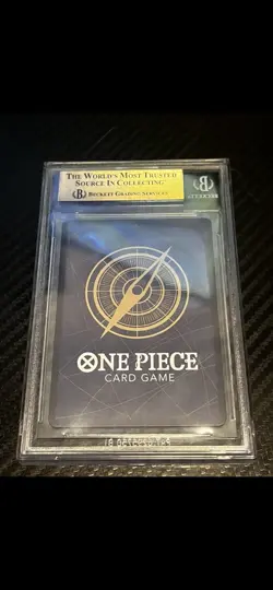 One Piece Roronoa Zoro SP The Azure Sea's Seven PRB02-006 Beckett 9.5 Gem Mint - Image 3