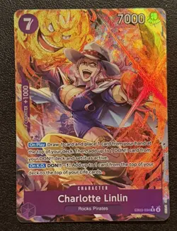One Piece CCG Charlotte Linlin EB03-034 Alt Art SR English NM - Image 1