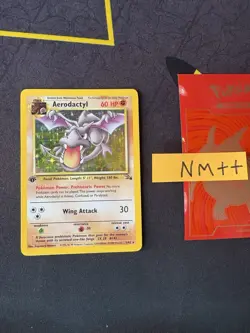 Pokemon Aerodactyl #1/62 Holo Rare Fossil 1st Edition🔥PSA Grade🔥233💎NM ++💎 - Image 1