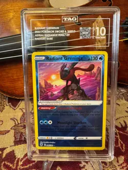 🥷🏼🐸 TAG 10 Radiant Greninja 046/189 | 2022 Pokemon Astral Radiance 💎 - Image 1